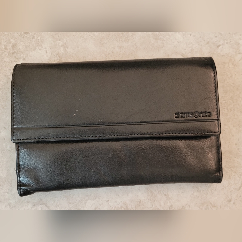 Samsonite Vintage Black Leather Wallet
